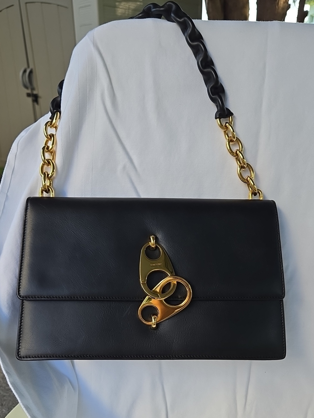 Tom Ford Carine Leather Handbag - Picture 4 of 16